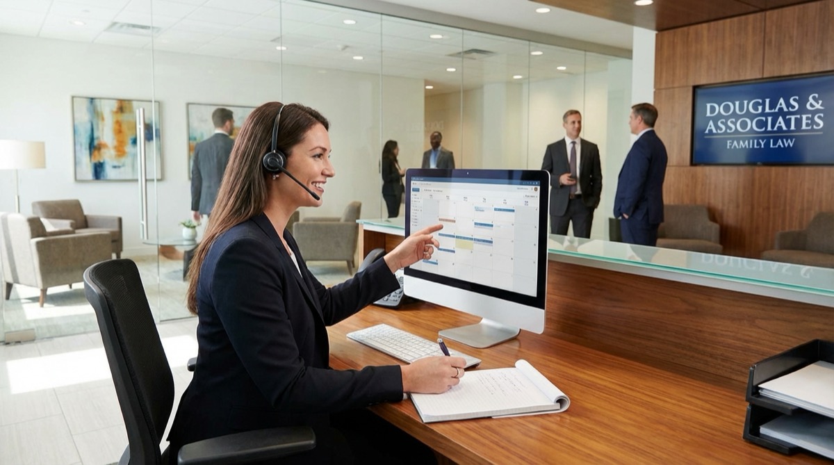 Family law attorney consultation booking system