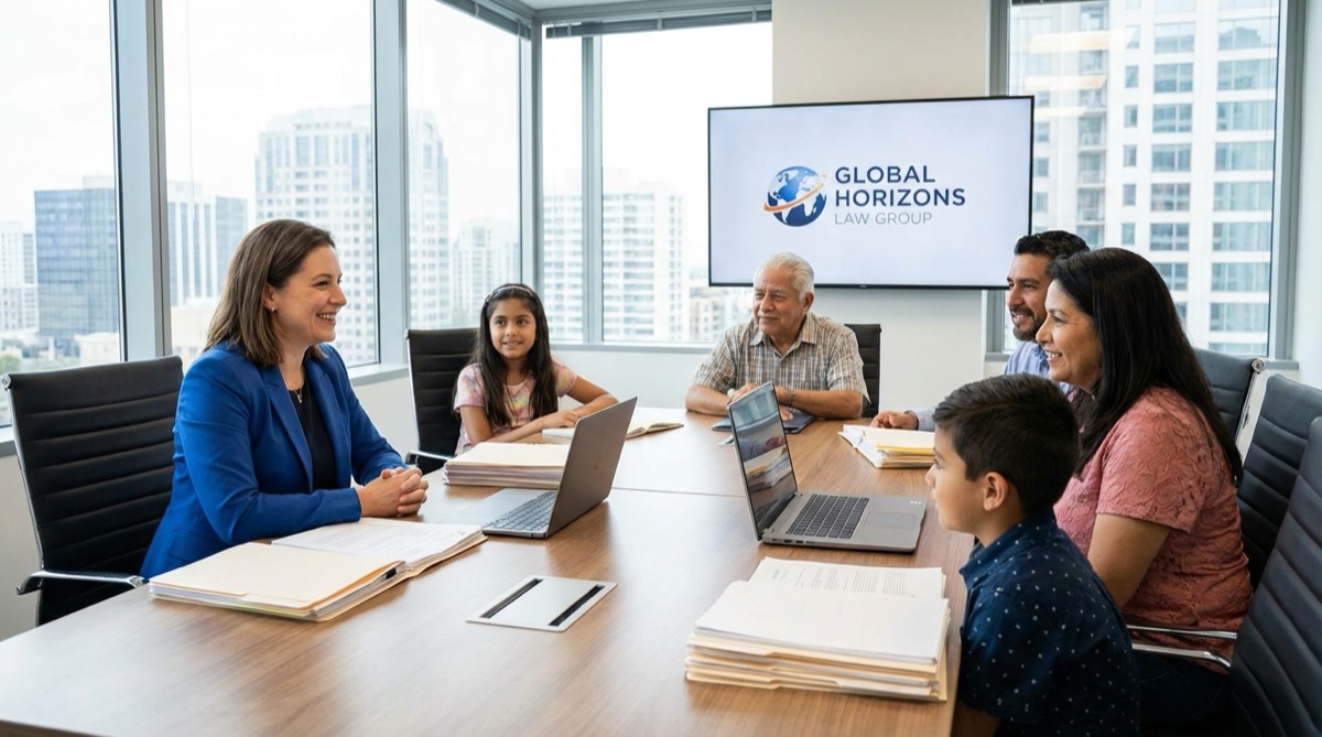 Immigration law attorney office