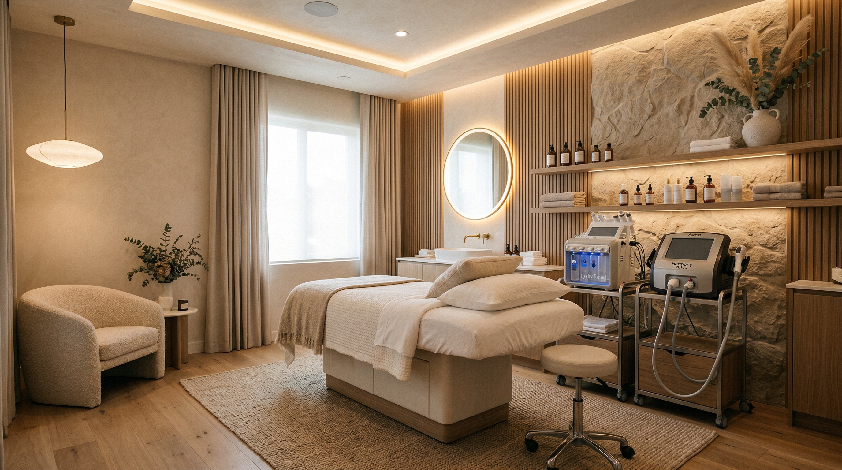 Med spa treatment room