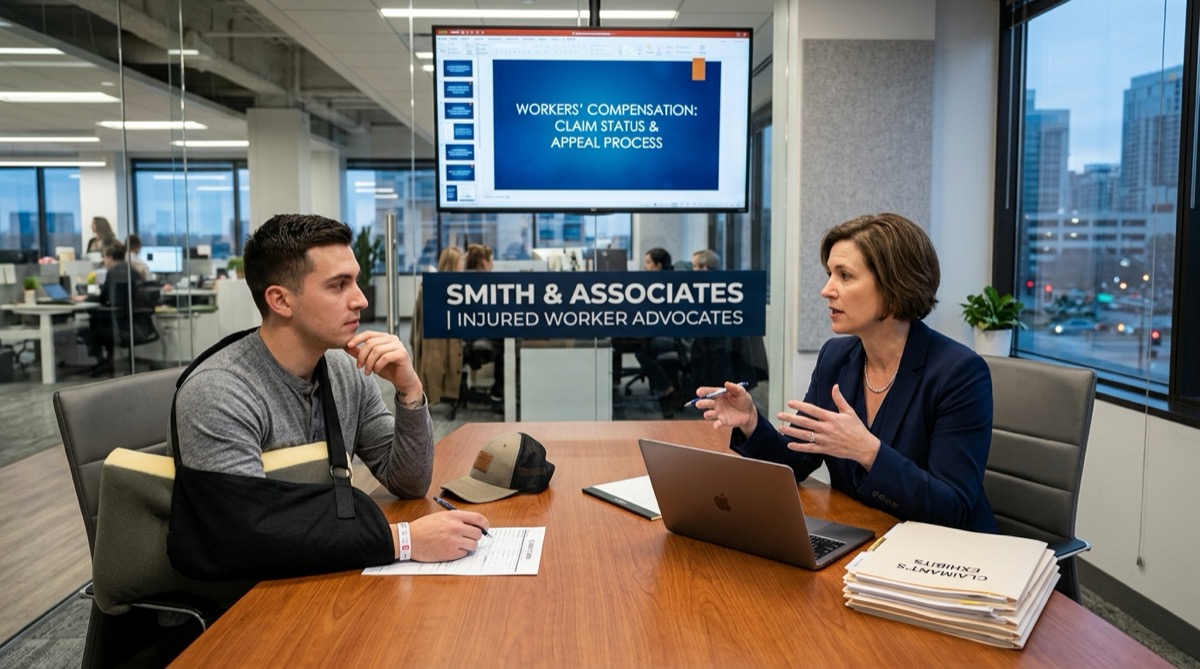 Workers compensation attorney office